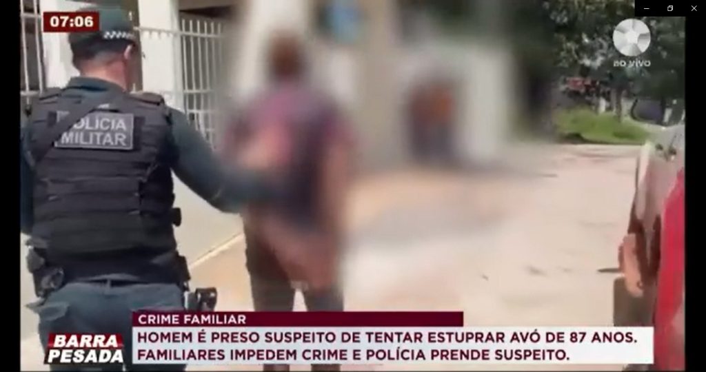 VÍDEO: Neto tenta abusar da avó de 87 anos e é preso no Pará